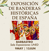 Exposición de banderas históricas de España del Instituto de Historia y Cultura Militar