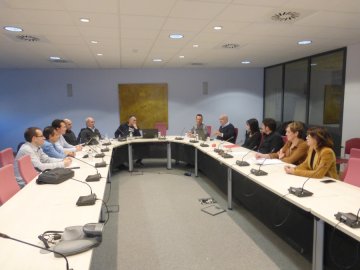 Reunión con los responsables de Tecnología de la UNED en el Centro de Barbastro
