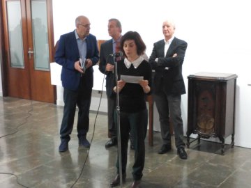 Imagen inauguración "La radio. Un viaje en el tiempo".