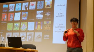 Ponencia "La era del podcasting" de la semana de la radio