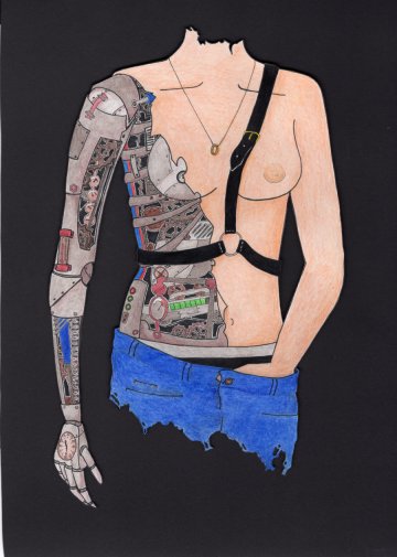 Pintura "Virginidad" de Nerea Nasarre